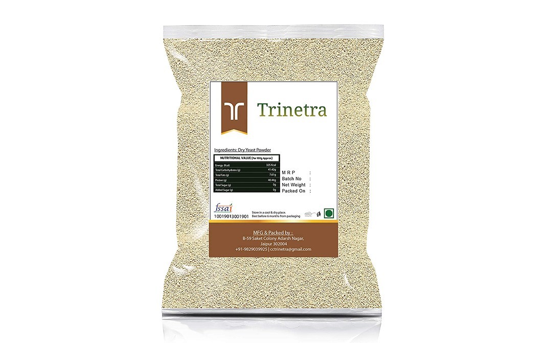 Trinetra Dry Yeast Powder    Pack  500 grams